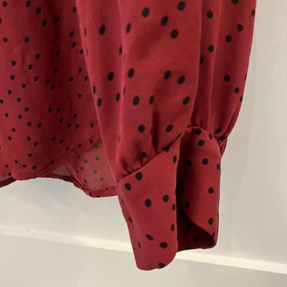 L’Agence Polka Dot Silk Blouse - Picture 8 of 16